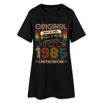 41e anniversaire Gift Man cassette Best of 1985 - Robe T-shirt Femme - noir - Devant