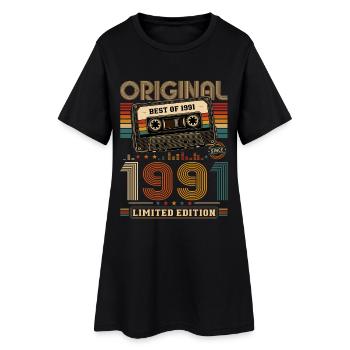 Cassette Gift Man pour le 35e anniversaire Best of 1991 - Robe T-shirt Femme - noir - Devant
