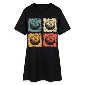 Quilling Skittles Graphique rétro pour le club Skittles - Robe T-shirt Femme - noir - Devant