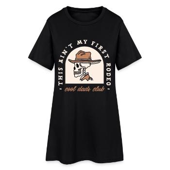 Père cowboy gothique cool - Robe T-shirt Femme - noir - Devant
