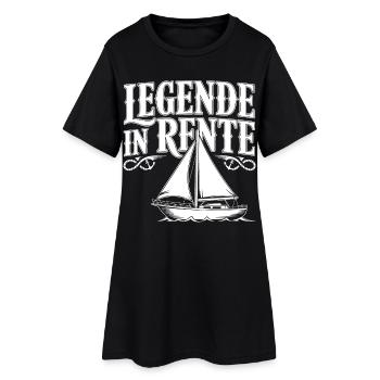 Legend retired - Women’s T-Shirt Dress - black - Front