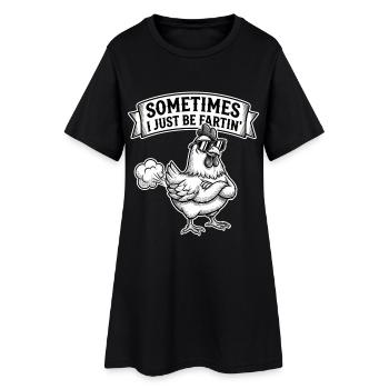 Parfois, je suis juste un pet - Robe T-shirt Femme - noir - Devant
