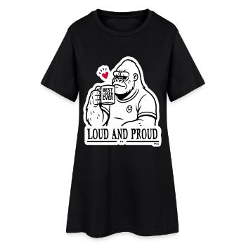 Meilleur perdant de tous les temps Tasse de Gorille Fort et Fière. - Robe T-shirt Femme - noir - Devant