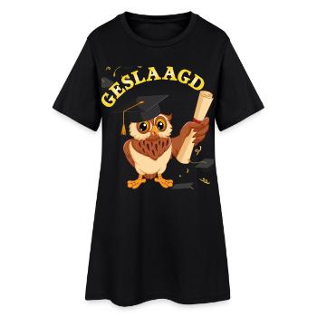 PassD - Women’s T-Shirt Dress - black - Front