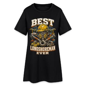 Docker Meilleur Docker de Tous les Temps - Robe T-shirt Femme - noir - Devant