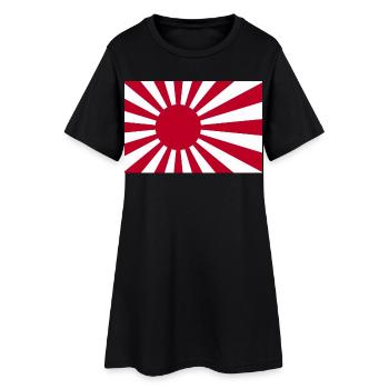 Japan Nippon Nihon JAPANESE Asia Sport FAN - Women’s T-Shirt Dress - black - Front
