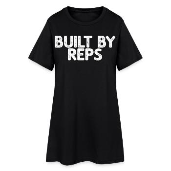 Construit par les représentants Lustiger Spruch - Robe T-shirt Femme - noir - Devant