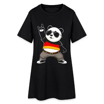German Flag Men Women Children Germany - Women’s T-Shirt Dress - black - Front