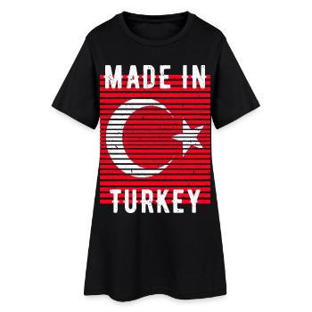 Made In Turkey Turkey Homeland - Robe T-shirt Femme - noir - Devant