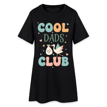 Gender Reveal Cool Dads Club Baby Shower Pregnancy - Women’s T-Shirt Dress - black - Front