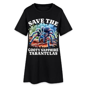 Sauver Gooty Sapphire Tarentula - Robe T-shirt Femme - noir - Devant