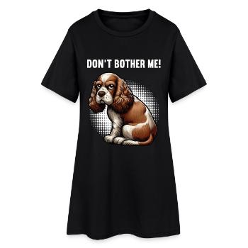 Ne me dérange pas, cocker spaniel drôle de cocker dog - Robe T-shirt Femme - noir - Devant