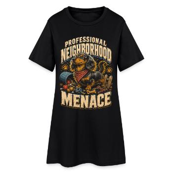 Teckel, teckel à poils durs, teckel à poils longs - Robe T-shirt Femme - noir - Devant