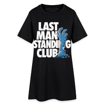 Last Man Standing Zombie Design - Frauen T-Shirt-Kleid - Schwarz - Vorne