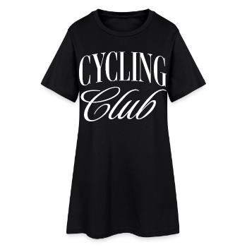 Club de cyclisme - Robe T-shirt Femme - noir - Devant