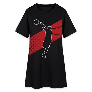 Basket-ball - Robe T-shirt Femme - noir - Devant