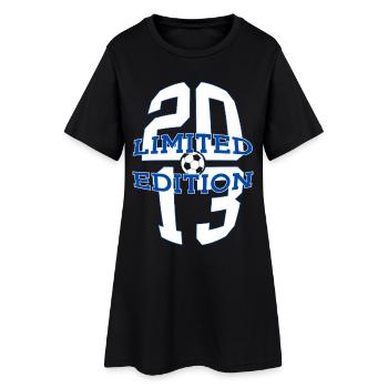 ÉDITION LIMITÉE 2013 FOOTBALL 13E ANNIVERSAIRE - Robe T-shirt Femme - noir - Devant