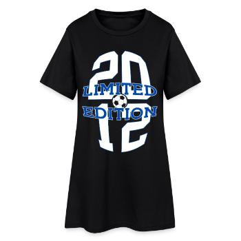 ÉDITION LIMITÉE 2012 FOOTBALL 14E ANNIVERSAIRE - Robe T-shirt Femme - noir - Devant