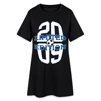 LIMITED EDITION 2009 FOOTBALL 17TH BIRTHDAY - Women’s T-Shirt Dress - black - Front