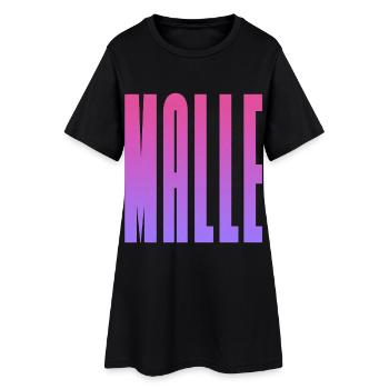 MALLE - Robe T-shirt Femme - noir - Devant