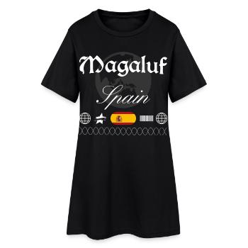 Magaluf Spain Streetwear Travel Souvenir - Women’s T-Shirt Dress - black - Front