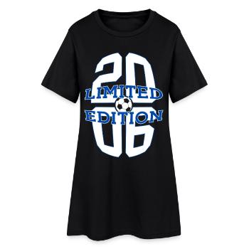 20E ANNIVERSAIRE DU FOOTBALL EN ÉDITION LIMITÉE 2006 - Robe T-shirt Femme - noir - Devant