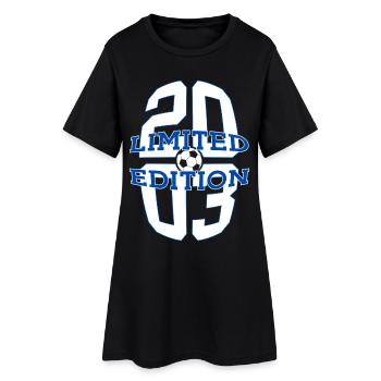 ÉDITION LIMITÉE 23E ANNIVERSAIRE FOOTBALL 2003 - Robe T-shirt Femme - noir - Devant