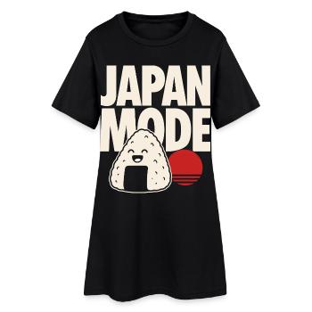 Onigiri de mode Kawaii au Japon - Robe T-shirt Femme - noir - Devant