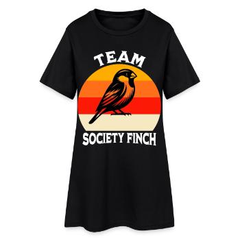 Équipe Mouette Japonaise - Robe T-shirt Femme - noir - Devant