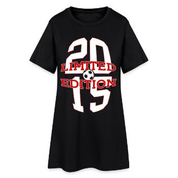 ÉDITION LIMITÉE 2015 FOOTBALL 11E ANNIVERSAIRE - Robe T-shirt Femme - noir - Devant