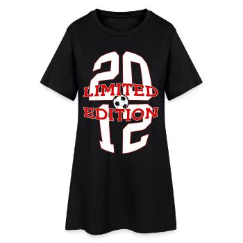 LIMITED EDITION 2012 FOOTBALL 14TH BIRTHDAY - Women’s T-Shirt Dress - black - Front