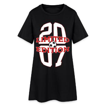 ÉDITION LIMITÉE 2007 FOOTBALL 19E ANNIVERSAIRE - Robe T-shirt Femme - noir - Devant