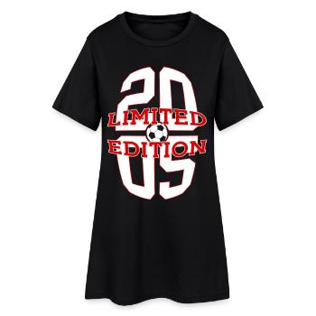 21E ANNIVERSAIRE DU FOOTBALL EN ÉDITION LIMITÉE 2005 - Robe T-shirt Femme - noir - Devant