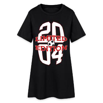 ÉDITION LIMITÉE 2004 FOOTBALL 22E ANNIVERSAIRE - Robe T-shirt Femme - noir - Devant