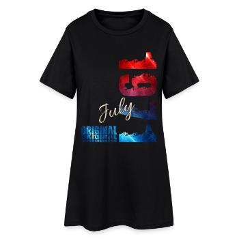 55. Geburtstag Geschenk Original Juli 1971 - Frauen T-Shirt-Kleid - Schwarz - Vorne