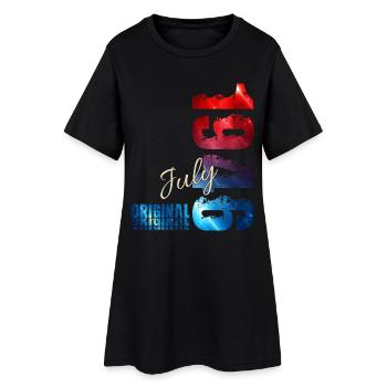 80th Birthday Gift Original July 1946 - Women’s T-Shirt Dress - black - Front