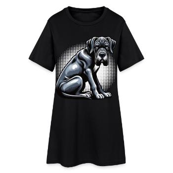 Grand Dogue Propriétaire de Dogue Grand Dane Fan de Grand Dogue - Robe T-shirt Femme - noir - Devant