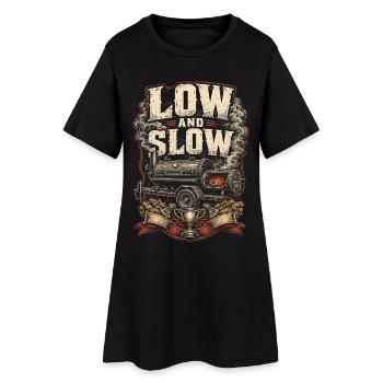 Compétition BBQ Douce et Douce - Robe T-shirt Femme - noir - Devant