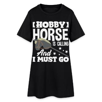 Des appels de chevaux de bataille Je dois y aller - Robe T-shirt Femme - noir - Devant