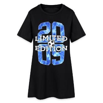 LIMITED EDITION 2009 FOOTBALL 17TH BIRTHDAY - Women’s T-Shirt Dress - black - Front