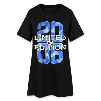 20E ANNIVERSAIRE DU FOOTBALL EN ÉDITION LIMITÉE 2006 - Robe T-shirt Femme - noir - Devant