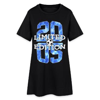 21E ANNIVERSAIRE DU FOOTBALL EN ÉDITION LIMITÉE 2005 - Robe T-shirt Femme - noir - Devant