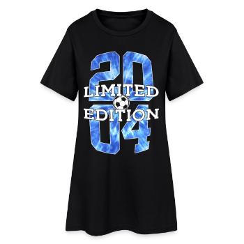 LIMITED EDITION 2004 FOOTBALL 22ND BIRTHDAY - Women’s T-Shirt Dress - black - Front
