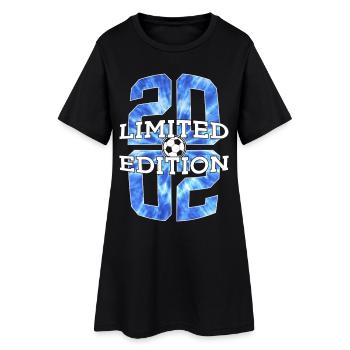 24E ANNIVERSAIRE DE FOOTBALL EN ÉDITION LIMITÉE 2002 - Robe T-shirt Femme - noir - Devant