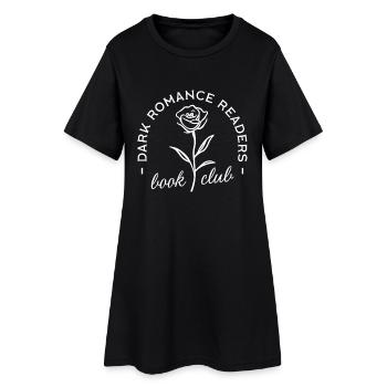 Club de lecture pour lecteurs de romances sombres - Robe T-shirt Femme - noir - Devant