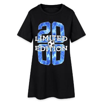 26E ANNIVERSAIRE DU FOOTBALL EN ÉDITION LIMITÉE DE 2000 - Robe T-shirt Femme - noir - Devant