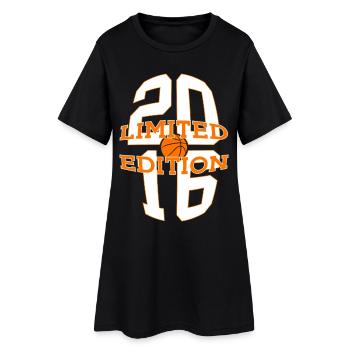10E ANNIVERSAIRE DU BASKETBALL EN ÉDITION LIMITÉE 2016 - Robe T-shirt Femme - noir - Devant