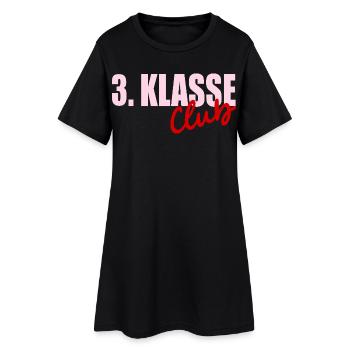 Grundschule 3. Klasse - Frauen T-Shirt-Kleid - Schwarz - Vorne