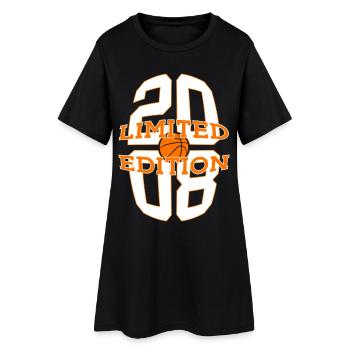 ÉDITION LIMITÉE 2008 BASKETBALL 18E ANNIVERSAIRE - Robe T-shirt Femme - noir - Devant