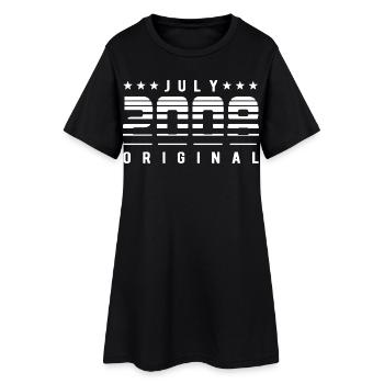 Édition Originale Édition Limitée Anniversaire juillet 2008 - Robe T-shirt Femme - noir - Devant